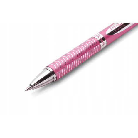 Pióro kulkowe Pentel Energel Premium 0.7mm, różowe - 3